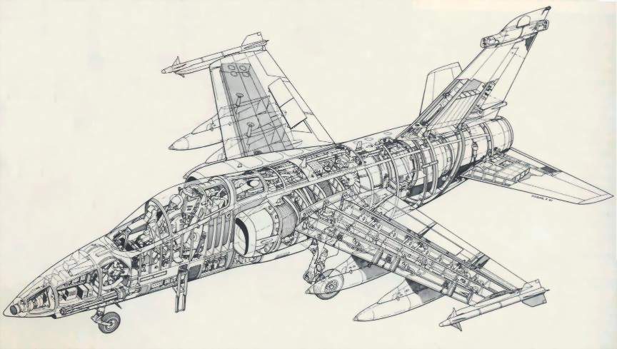 Avion d'attaque AMX Ghibli 7
